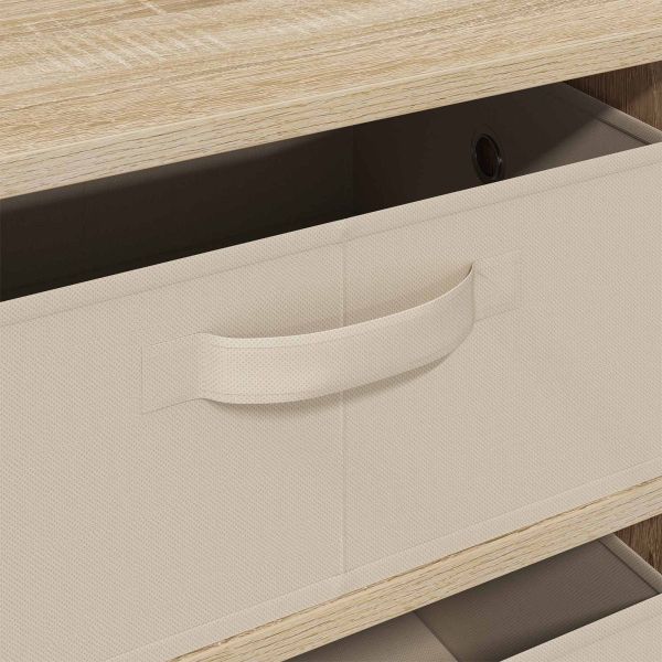 Служебен шкаф с чекмедже Сонома дъб 60 x 33,5 x 84 см