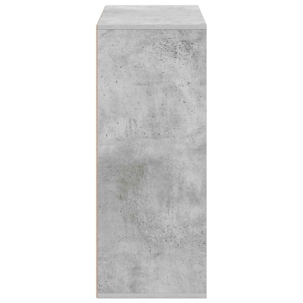 Служебен шкаф с чекмедже Циментено сиво 60 x 33,5 x 84 см