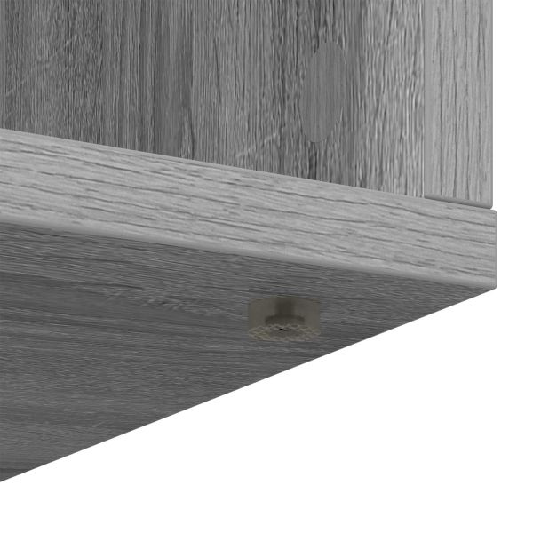 Служебен шкаф с чекмедже Сив Сонома 60 x 33,5 x 84 см