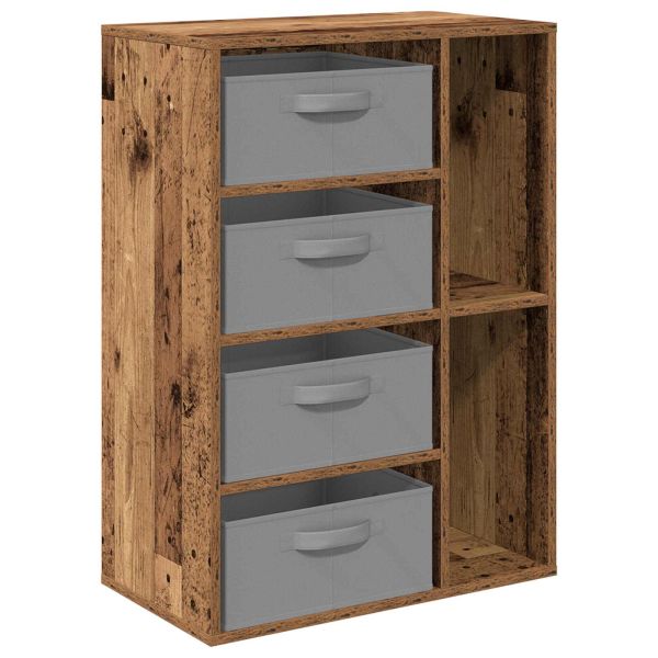 Служебен шкаф с чекмедже Старо дърво 60 x 33,5 x 84 см