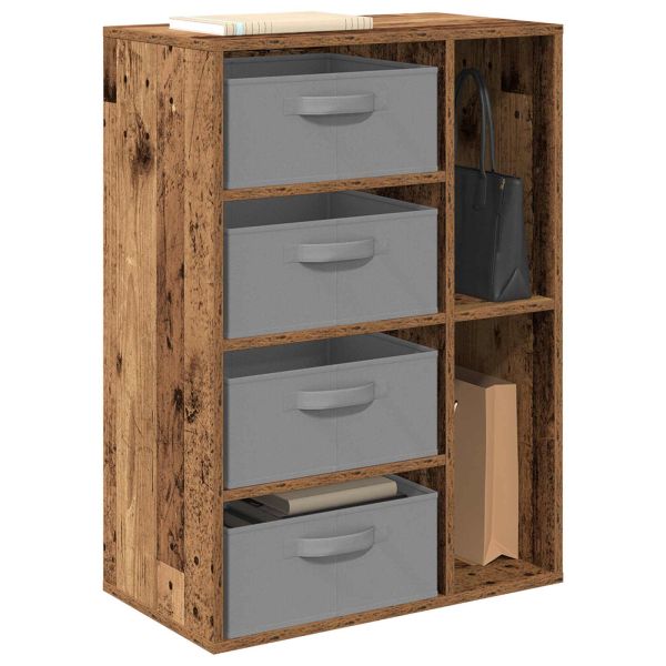 Служебен шкаф с чекмедже Старо дърво 60 x 33,5 x 84 см