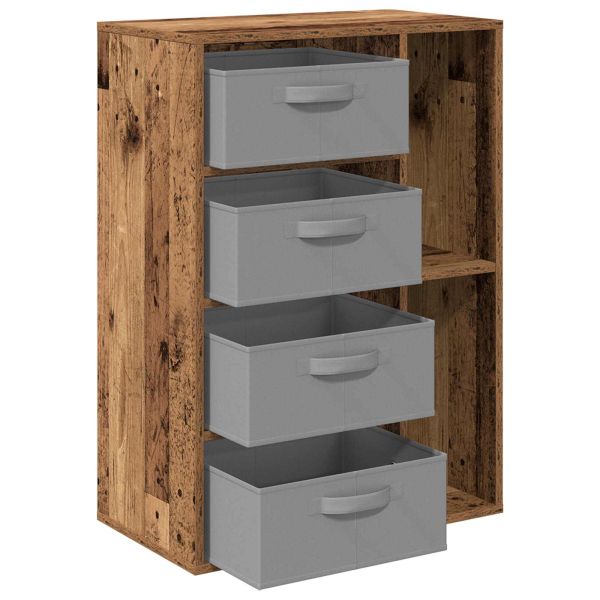 Служебен шкаф с чекмедже Старо дърво 60 x 33,5 x 84 см