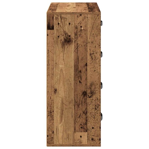 Служебен шкаф с чекмедже Старо дърво 60 x 33,5 x 84 см