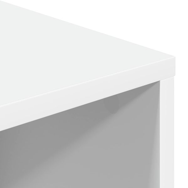 Служебен шкаф с чекмедже Бяло 73,5 x 24 x 69,5 см