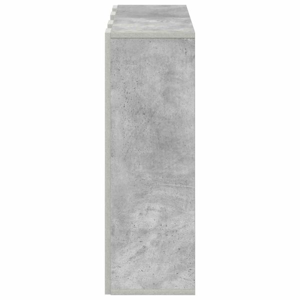 Служебен шкаф с чекмедже Циментено сиво 73,5 x 24 x 69,5 см