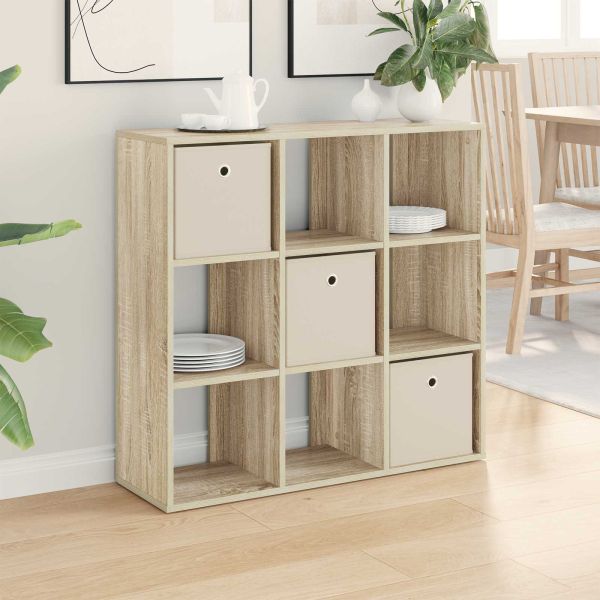 Служебен шкаф с чекмедже Сонома дъб 88,5 x 29 x 84,5 см