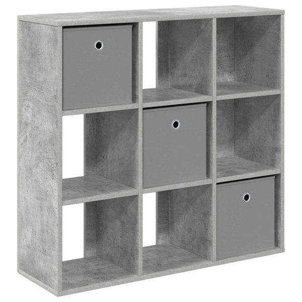 Служебен шкаф с чекмедже Циментено сиво 88,5 x 29 x 84,5 см