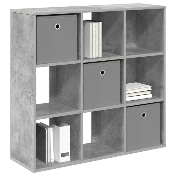 Служебен шкаф с чекмедже Циментено сиво 88,5 x 29 x 84,5 см