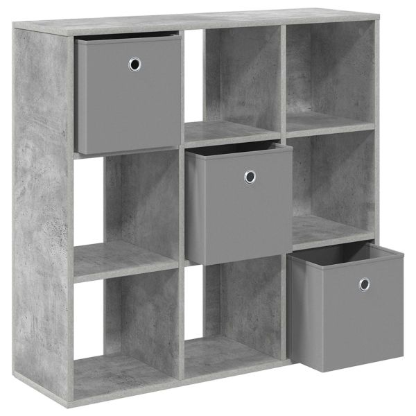 Служебен шкаф с чекмедже Циментено сиво 88,5 x 29 x 84,5 см