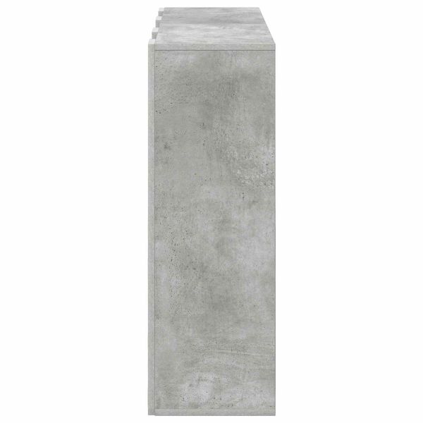 Служебен шкаф с чекмедже Циментено сиво 88,5 x 29 x 84,5 см