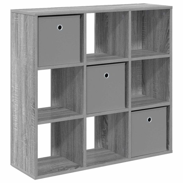 Служебен шкаф с чекмедже Сив Сонома 88,5 x 29 x 84,5 см