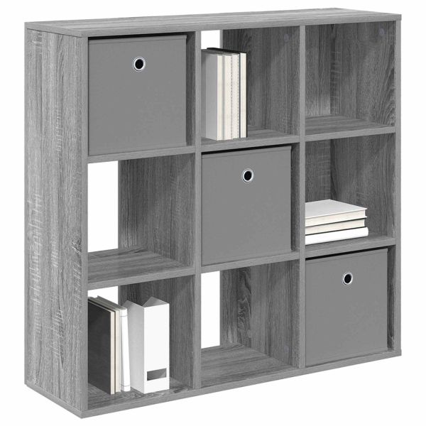 Служебен шкаф с чекмедже Сив Сонома 88,5 x 29 x 84,5 см