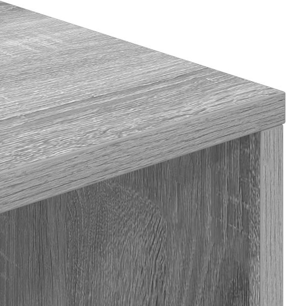 Служебен шкаф с чекмедже Сив Сонома 88,5 x 29 x 84,5 см