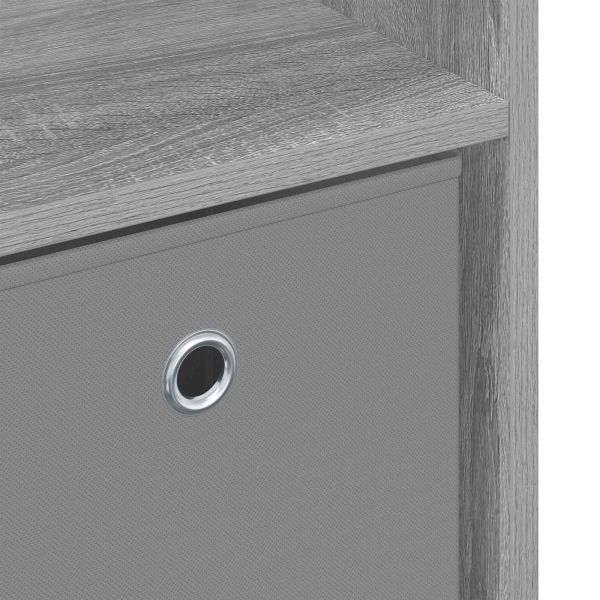 Служебен шкаф с чекмедже Сив Сонома 88,5 x 29 x 84,5 см