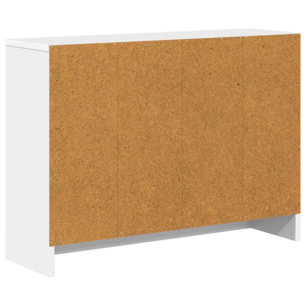 Служебен шкаф с чекмедже Бяло 73,5 x 22,5 x 53,5 см