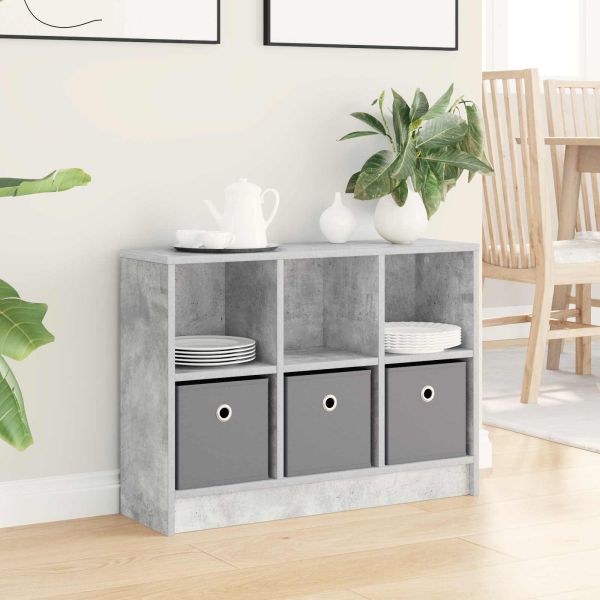 Служебен шкаф с чекмедже Циментено сиво 73,5 x 22,5 x 53,5 см