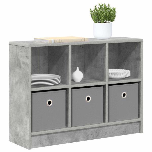 Служебен шкаф с чекмедже Циментено сиво 73,5 x 22,5 x 53,5 см