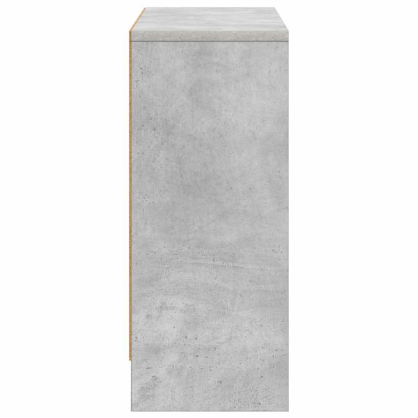 Служебен шкаф с чекмедже Циментено сиво 73,5 x 22,5 x 53,5 см