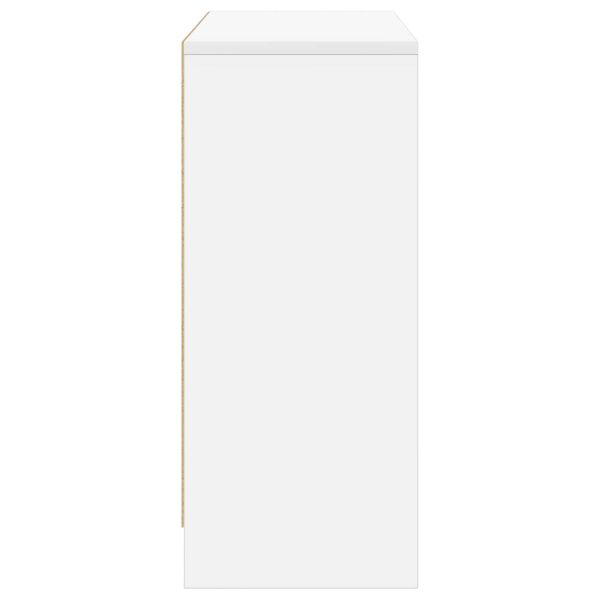 Служебен шкаф с чекмедже Бяло 88,5 x 27,5 x 63,5 см