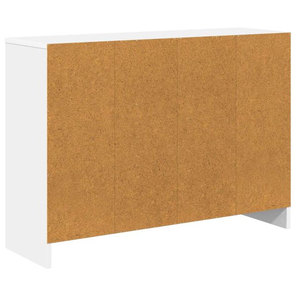 Служебен шкаф с чекмедже Бяло 88,5 x 27,5 x 63,5 см