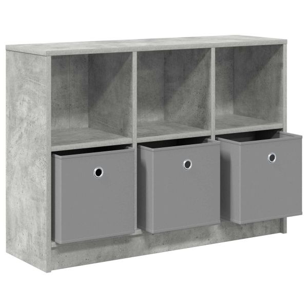 Служебен шкаф с чекмедже Циментено сиво 88,5 x 27,5 x 63,5 см