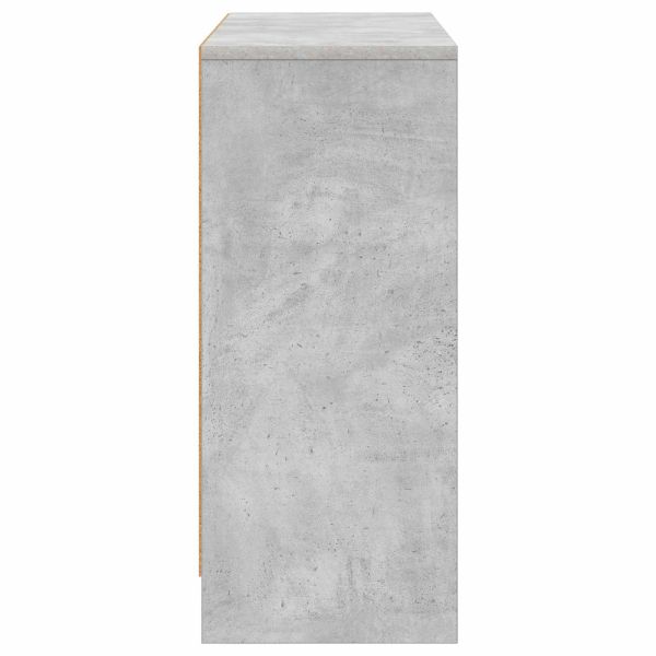 Служебен шкаф с чекмедже Циментено сиво 88,5 x 27,5 x 63,5 см