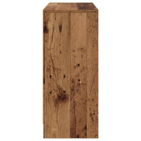 Служебен шкаф с чекмедже Старо дърво 88,5 x 27,5 x 63,5 см