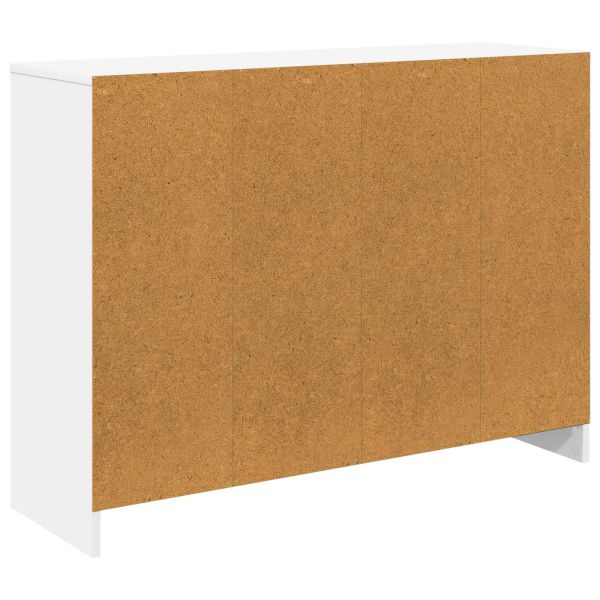 Служебен шкаф с чекмедже Бяло 102 x 32 x 73,5 см