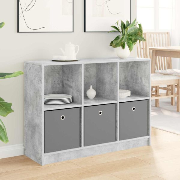 Служебен шкаф с чекмедже Циментено сиво 102 x 32 x 73,5 см