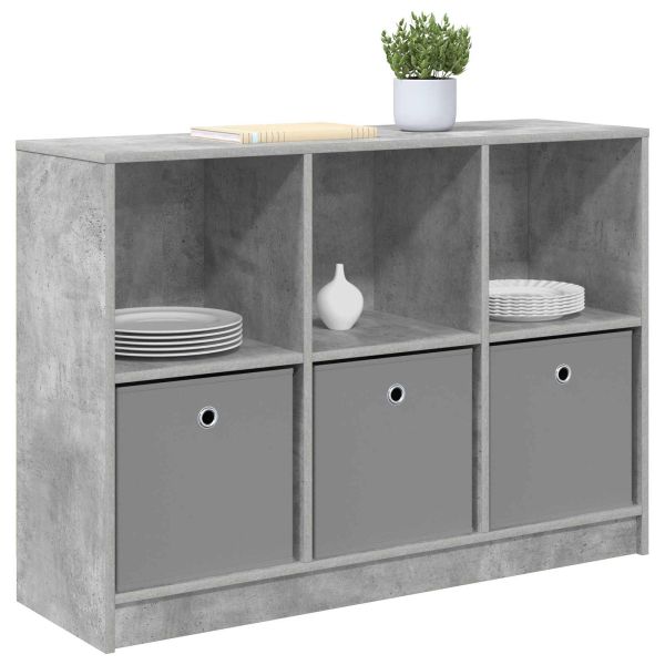 Служебен шкаф с чекмедже Циментено сиво 102 x 32 x 73,5 см