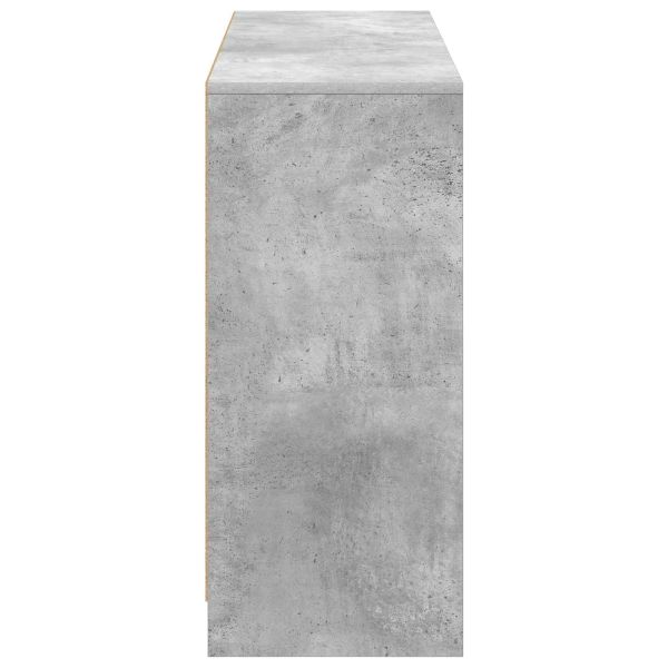 Служебен шкаф с чекмедже Циментено сиво 102 x 32 x 73,5 см