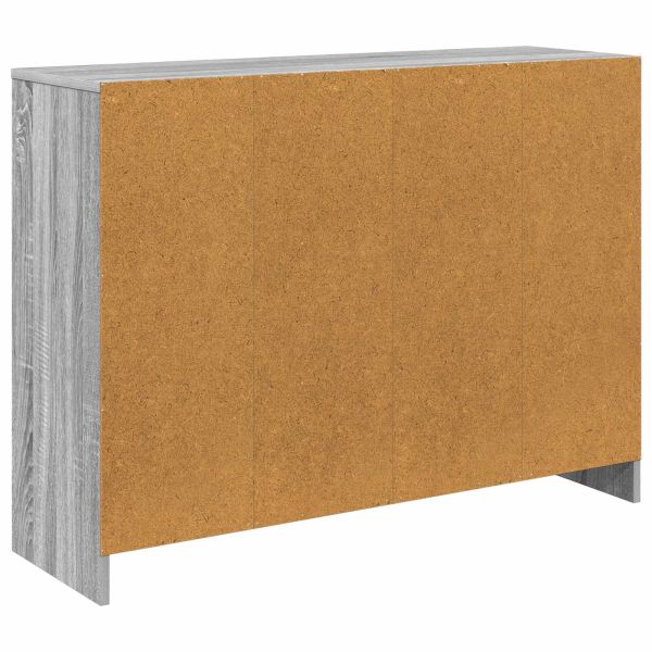 Служебен шкаф с чекмедже Сив Сонома 102 x 32 x 73,5 см