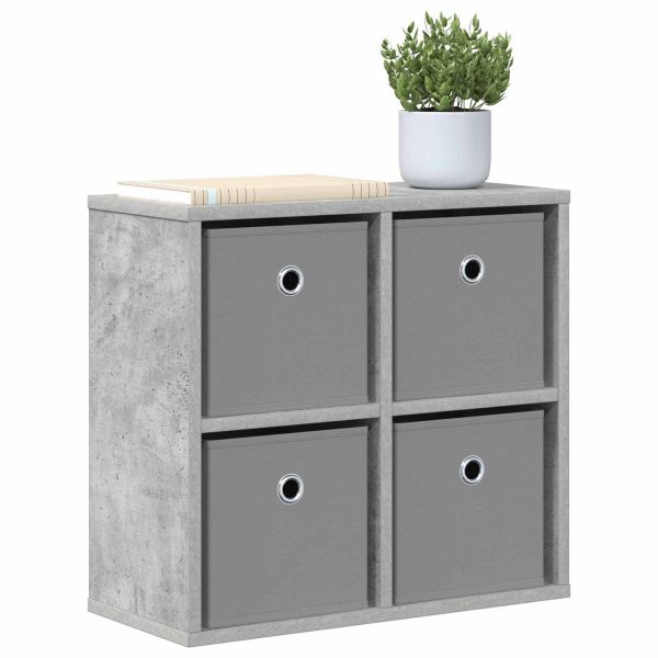 Служебен шкаф с чекмедже Циментено сиво 49,5 x 22 x 47 см