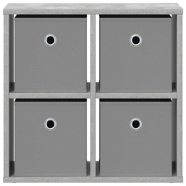 Служебен шкаф с чекмедже Циментено сиво 49,5 x 22 x 47 см
