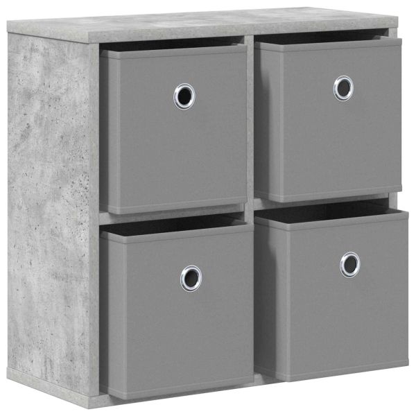 Служебен шкаф с чекмедже Циментено сиво 49,5 x 22 x 47 см