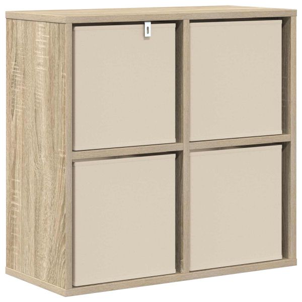 Служебен шкаф с чекмедже Сонома дъб 59,5 x 27 x 57 см