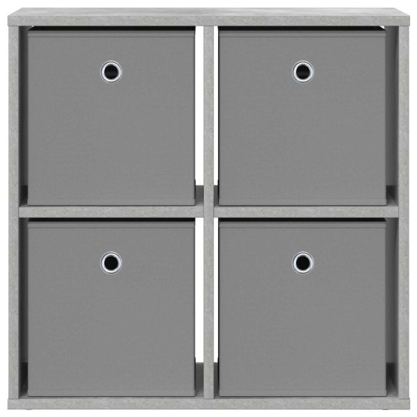 Служебен шкаф с чекмедже Циментено сиво 59,5 x 27 x 57 см