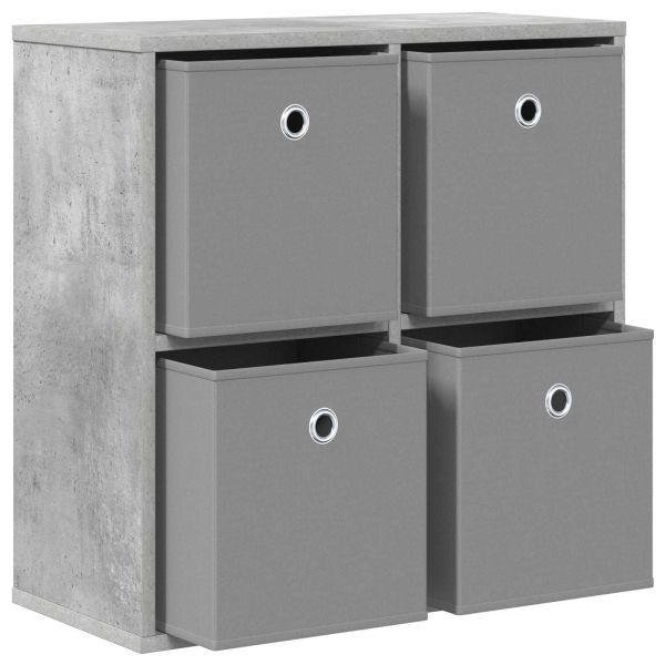 Служебен шкаф с чекмедже Циментено сиво 59,5 x 27 x 57 см