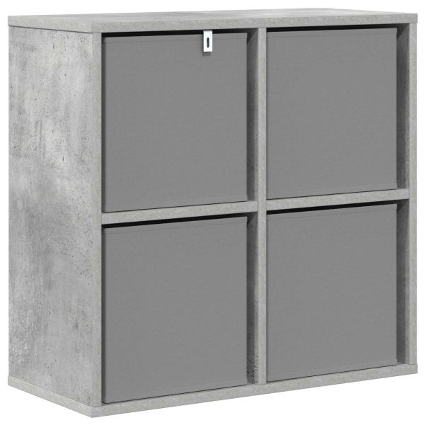 Служебен шкаф с чекмедже Циментено сиво 59,5 x 27 x 57 см