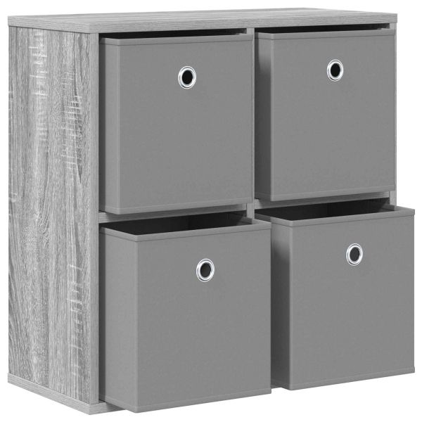 Служебен шкаф с чекмедже Сив Сонома 59,5 x 27 x 57 см