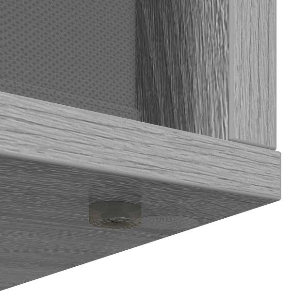 Служебен шкаф с чекмедже Сив Сонома 59,5 x 27 x 57 см