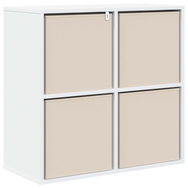 Служебен шкаф с чекмедже Бяло 68,5 x 32 x 67 см