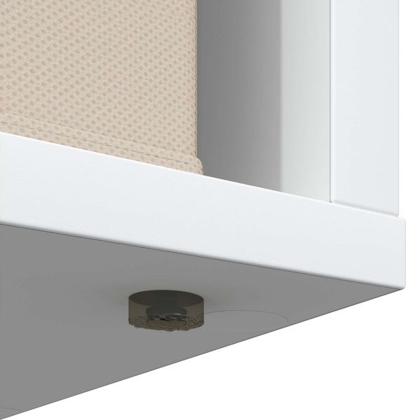 Служебен шкаф с чекмедже Бяло 68,5 x 32 x 67 см