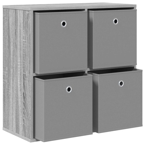 Служебен шкаф с чекмедже Сив Сонома 68,5 x 32 x 67 см