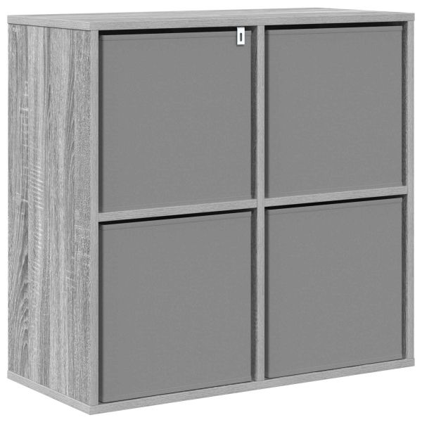 Служебен шкаф с чекмедже Сив Сонома 68,5 x 32 x 67 см