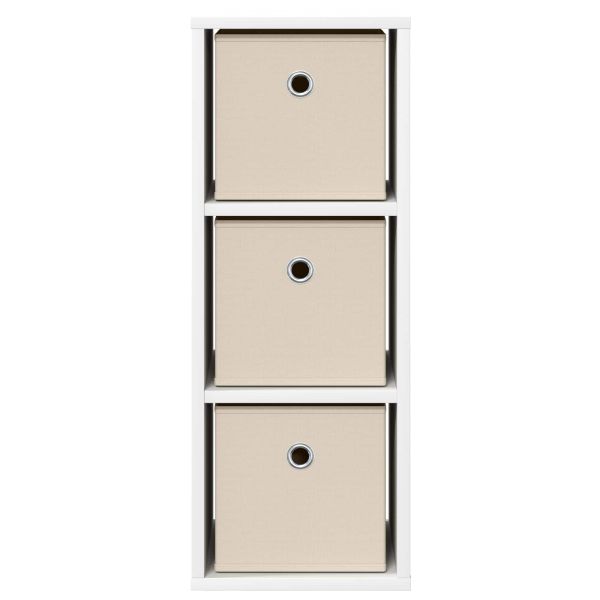 Служебен шкаф с чекмедже Бяло 25,5 x 22 x 69,5 см