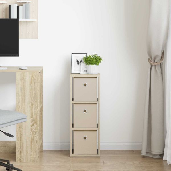 Служебен шкаф с чекмедже Сонома дъб 25,5 x 22 x 69,5 см