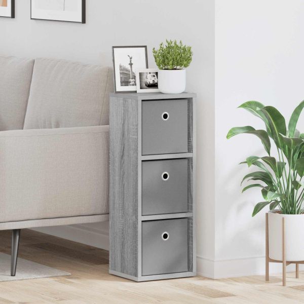 Служебен шкаф с чекмедже Сив Сонома 25,5 x 22 x 69,5 см