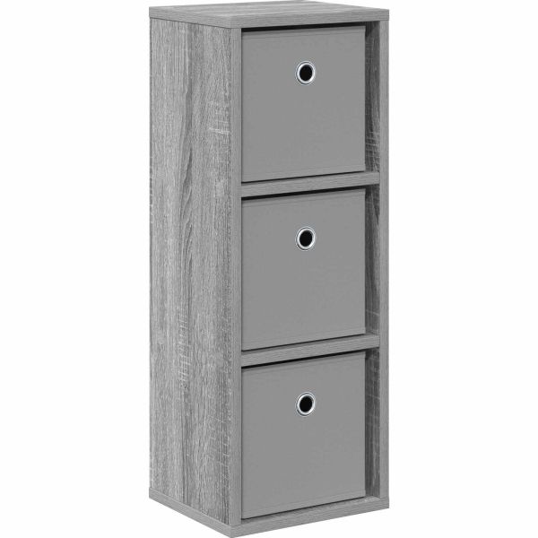 Служебен шкаф с чекмедже Сив Сонома 25,5 x 22 x 69,5 см