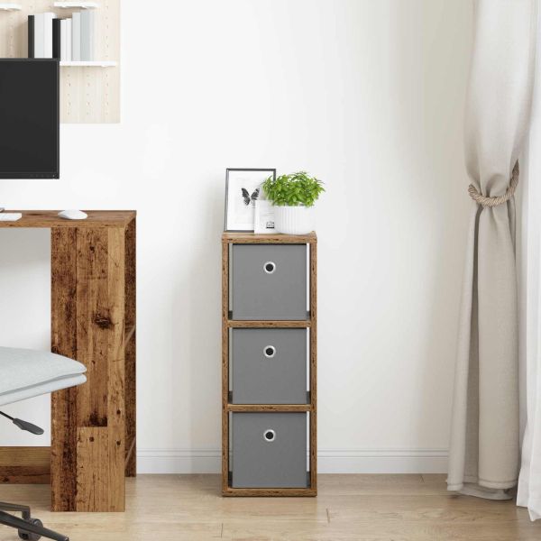Служебен шкаф с чекмедже Старо дърво 25,5 x 22 x 69,5 см